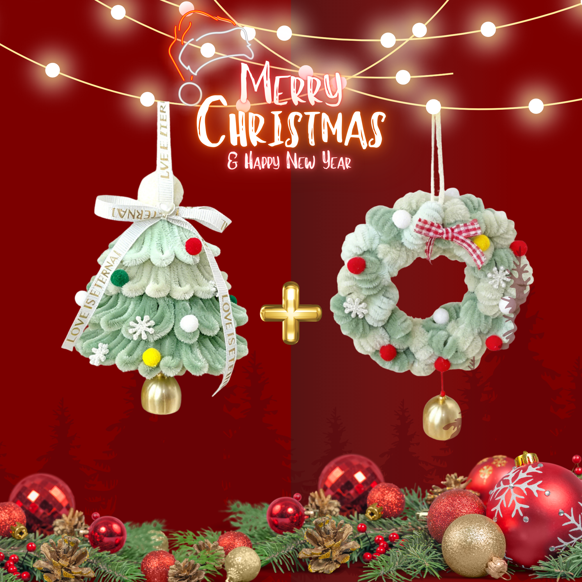 The Holiday Sparkle Ornaments: All-in-1 DIY Decoration Set